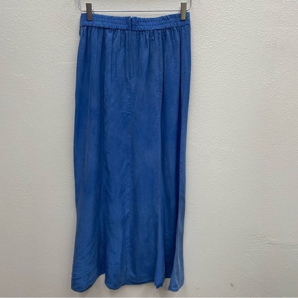 New Frontier Clothing Co Vintage Blue Maxi Skirt Size Medium - Picture 7 of 8